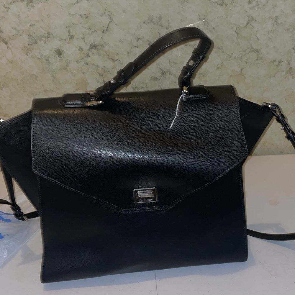 Calvin Klien large black satchel